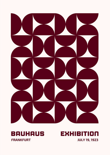 Bauhaus Plakat 112 Geometrisk Komposition - Plakat Portalen Plakater