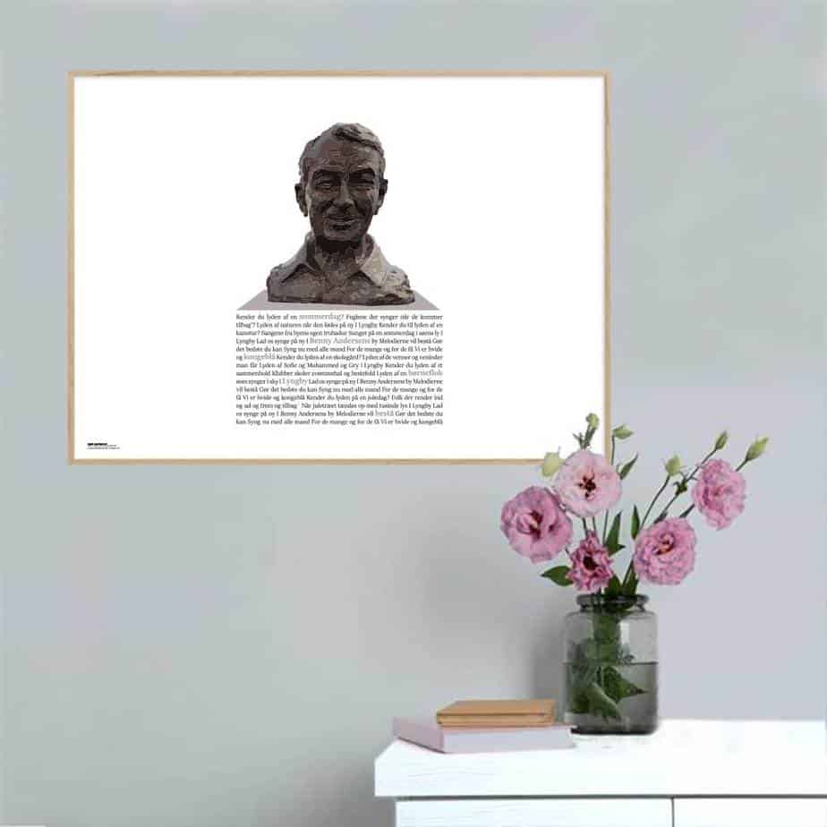 Benny Andersens Plakat Vandret - Songshape Plakater
