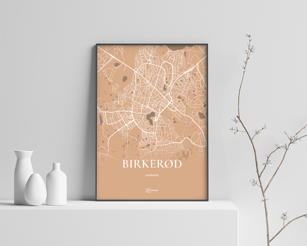 Guld Birkerød Plakaten - Printway Plakater