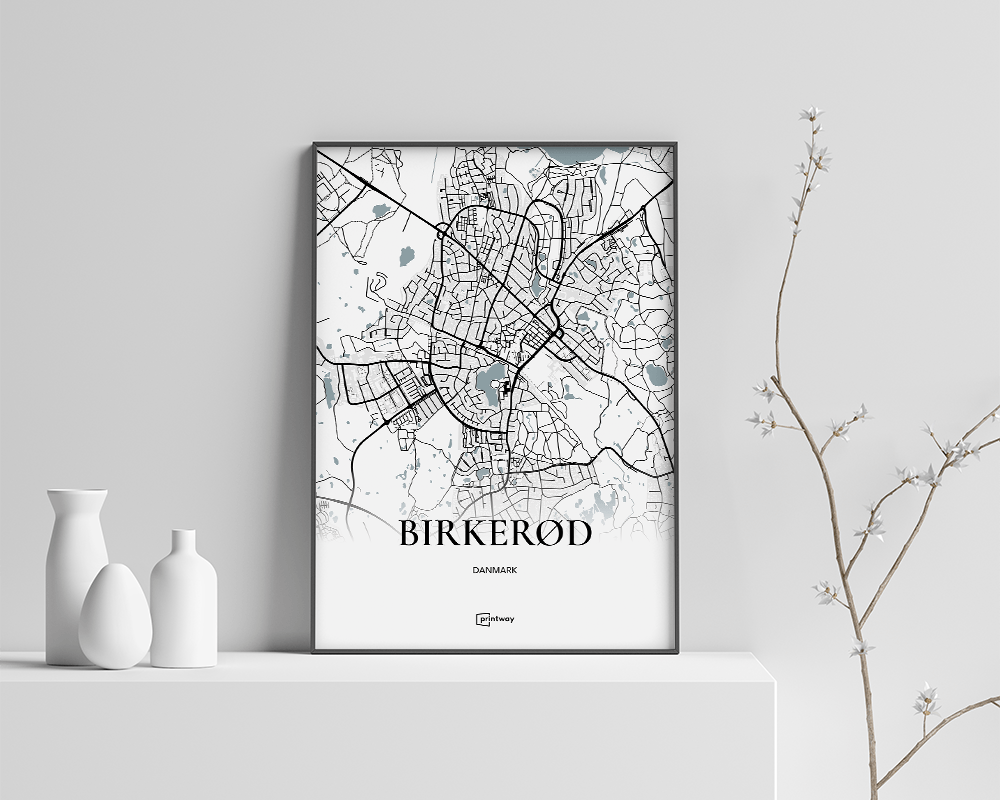 Hvid Birkerød Plakaten - Printway Plakater