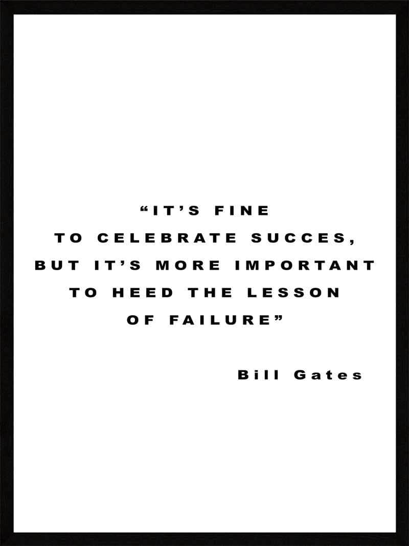 Celebrate Sucess Bill Gates Plakat - Postersbyus Plakater
