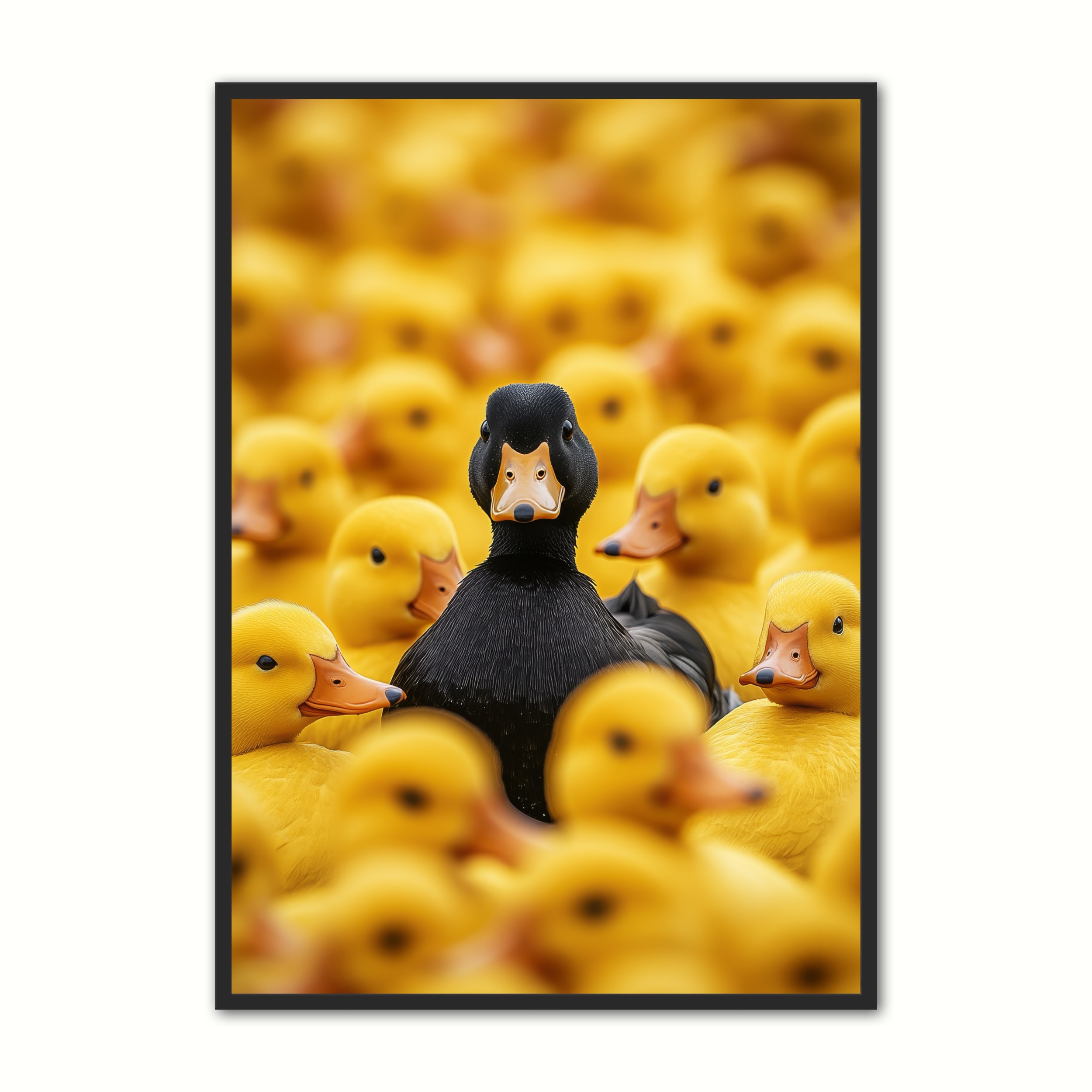 Plakat Med Den Sorte And - Ny Plakat Plakater