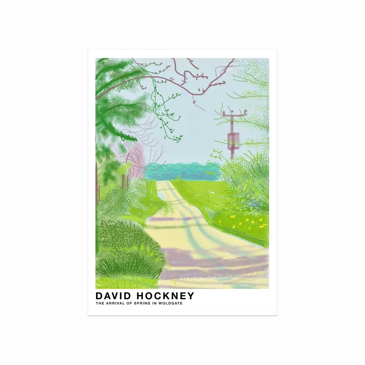 David Hockney Plakat The Arrival Spring Woldgate - Designplakater Plakater