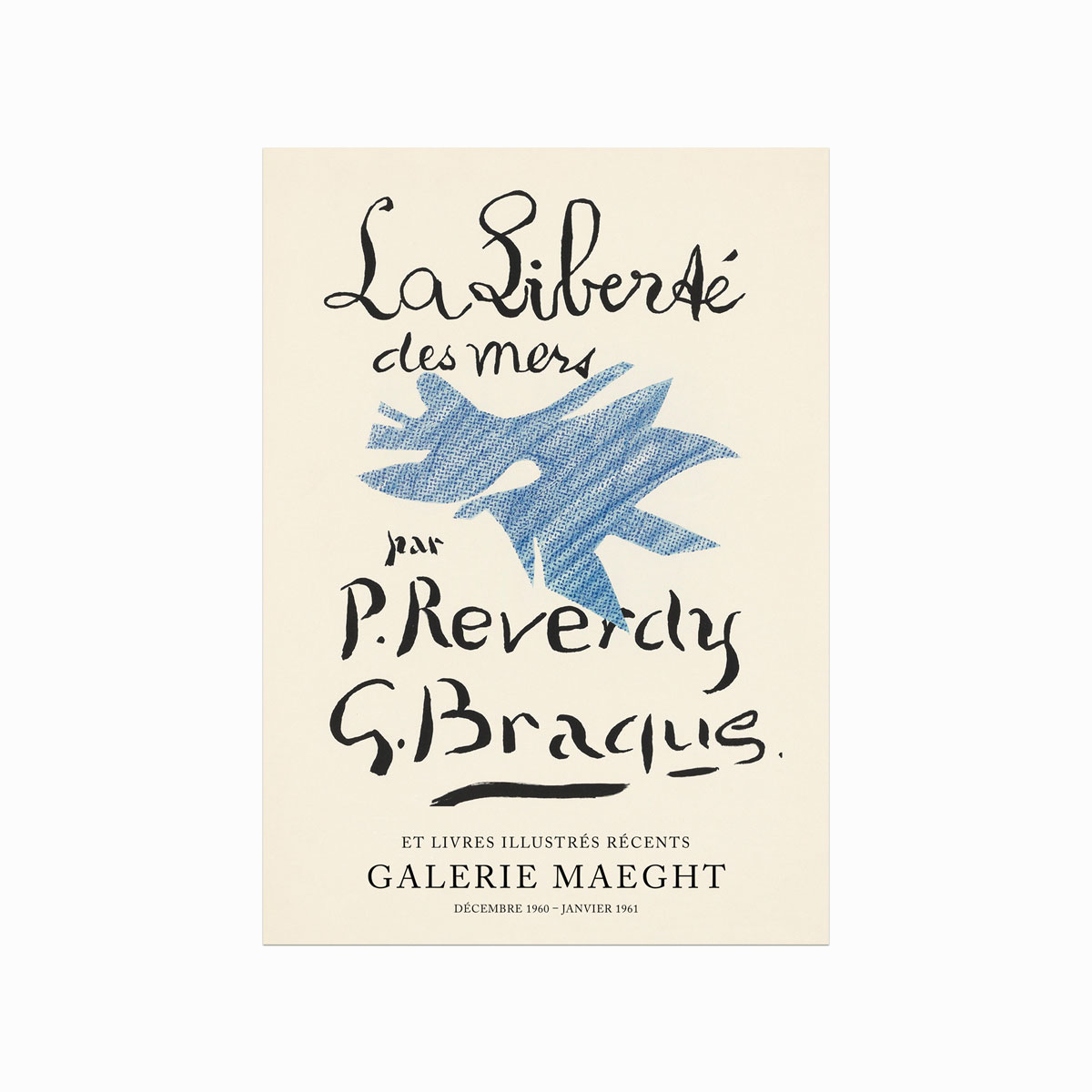 Galerie Maeght Plakat Libert Des Mers - Designplakater Plakater