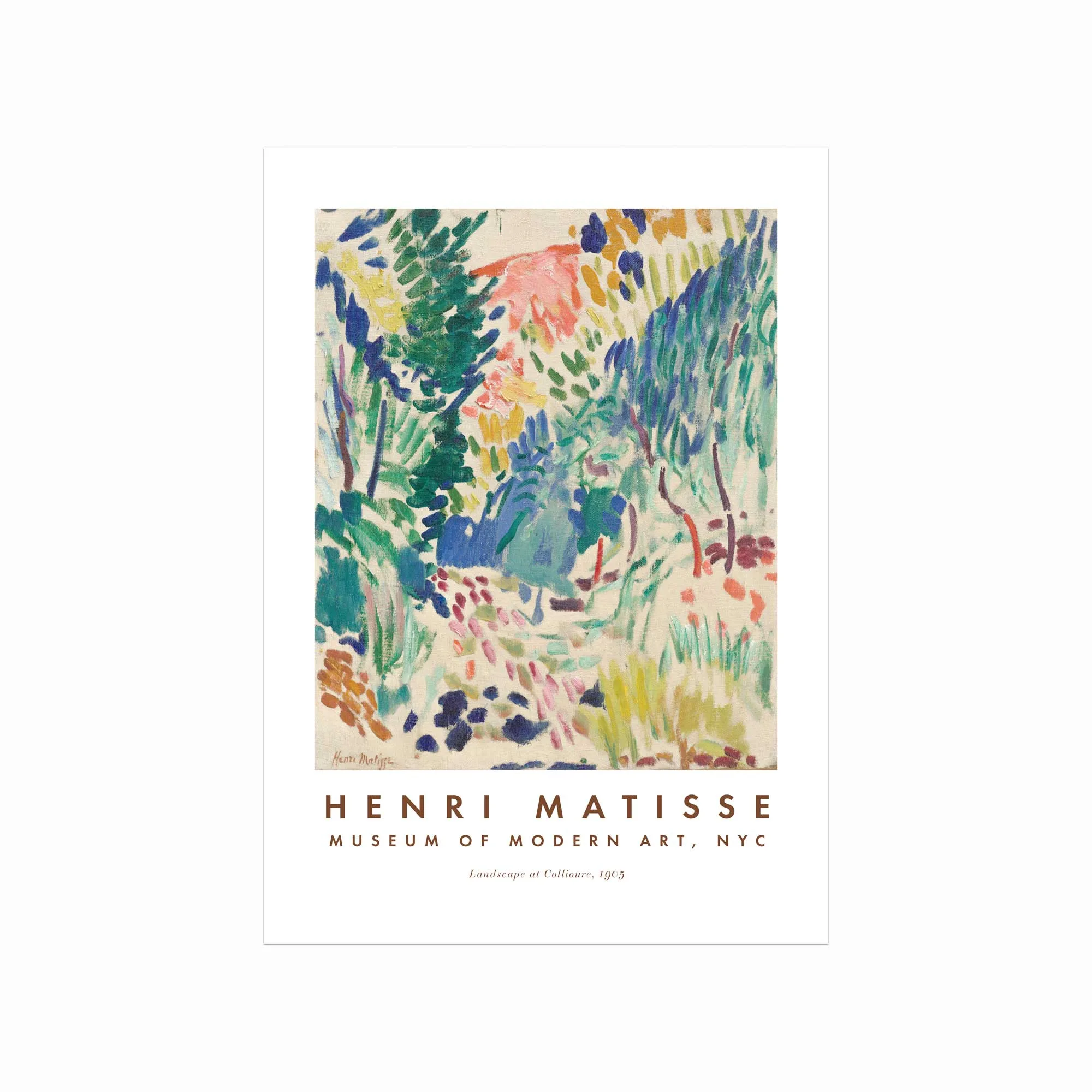 Henri Matisse Plakat Landscape Collioure - Designplakater Plakater