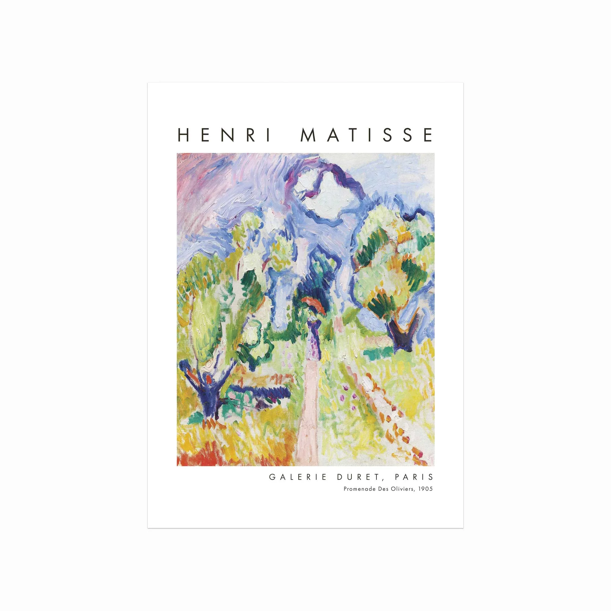 Henri Matisse Plakat Promenade Des Oliviers - Designplakater Plakater