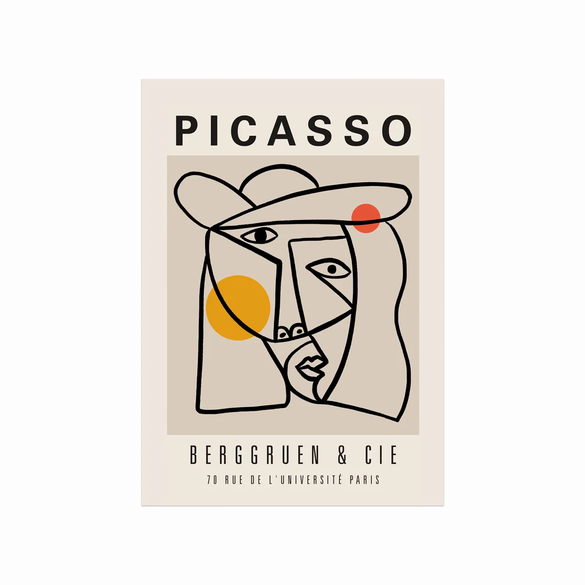 Pablo Picasso Plakat Berggruen & Cie - Designplakater Plakater