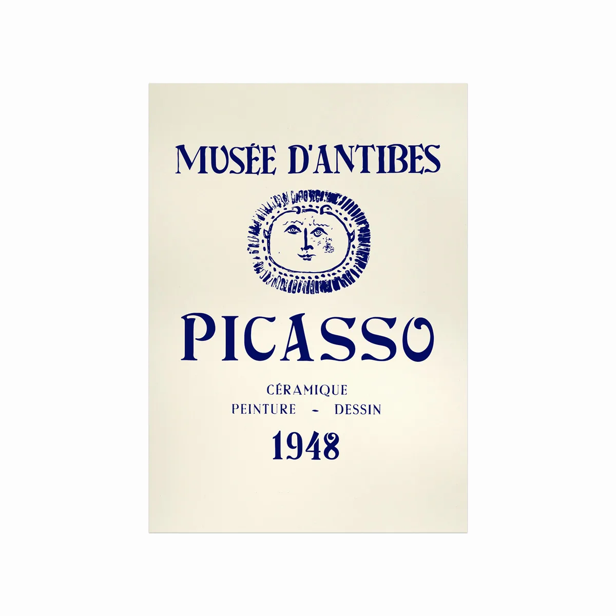 Pablo Picasso Plakat Muse Antibes - Designplakater Plakater