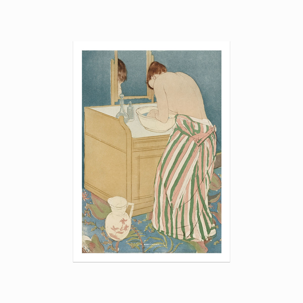 Mary Cassatt Plakat Woman Bathing - Designplakater Plakater