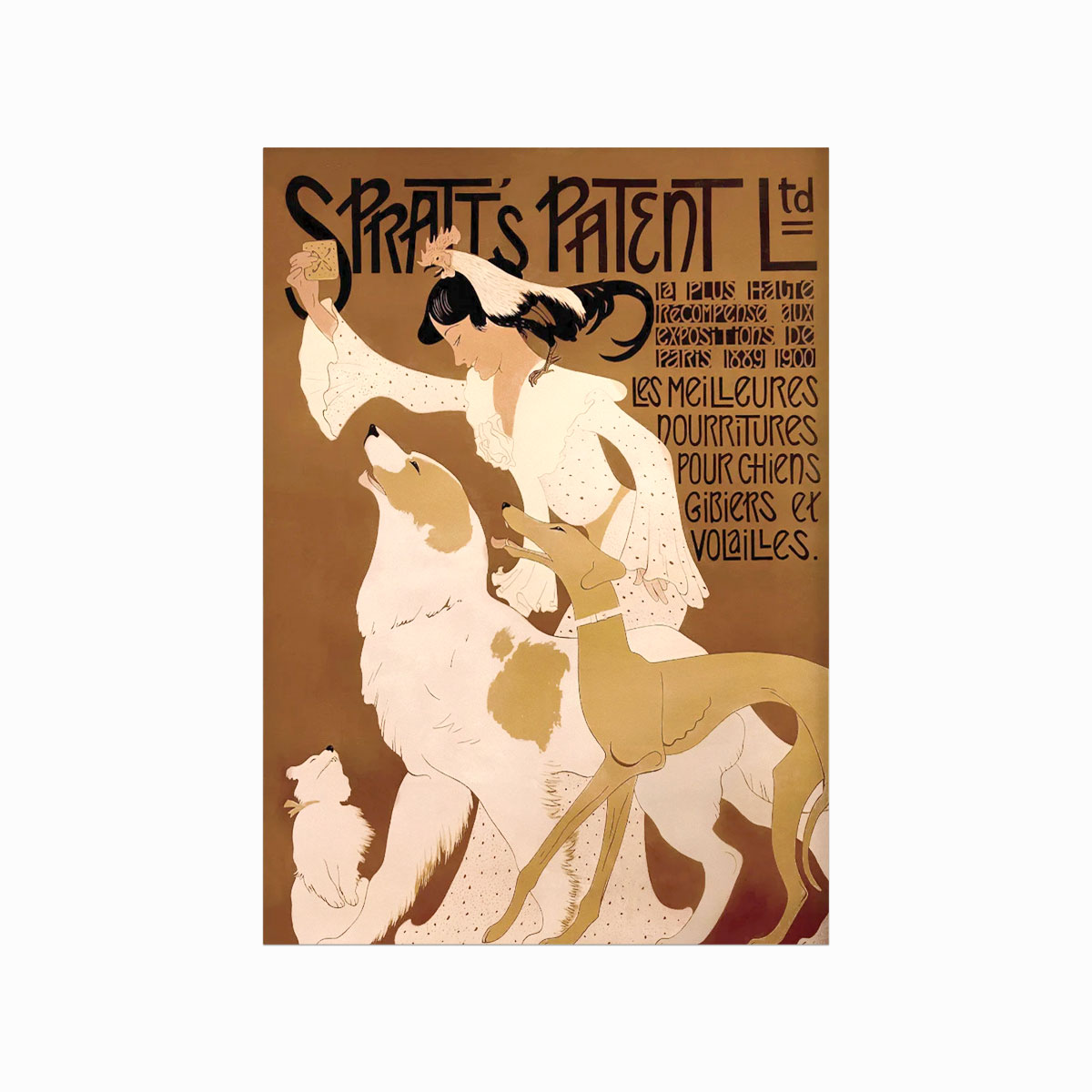Vintage Plakat Spratt Patent Ltd - Designplakater Plakater