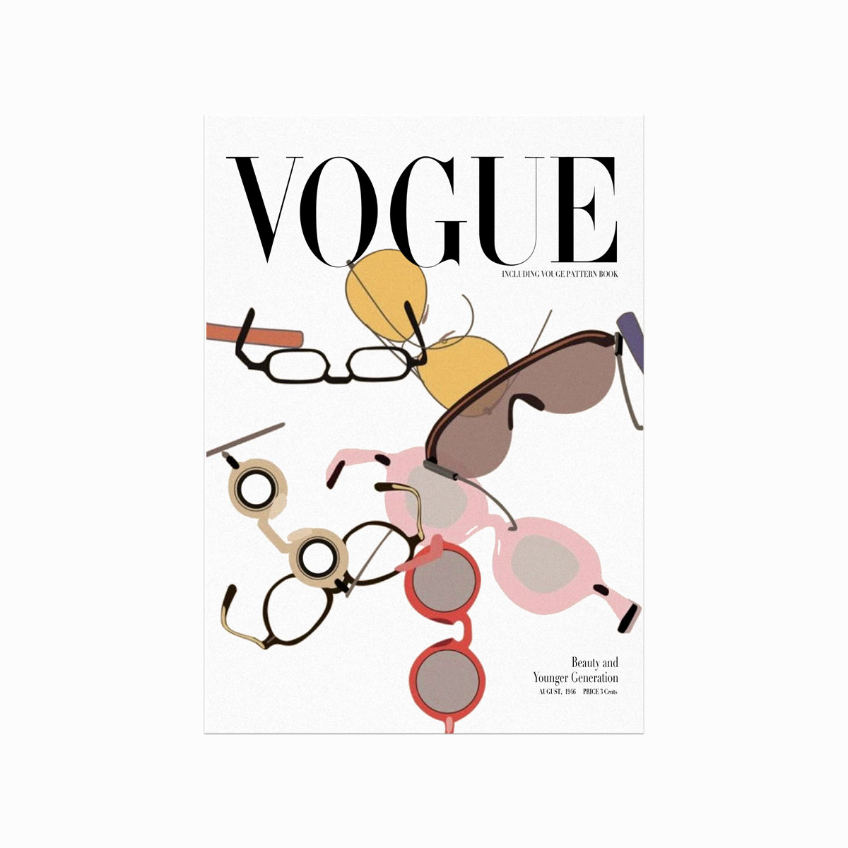 Fashion Plakat Vogue Get Your Glasses - Designplakater Plakater