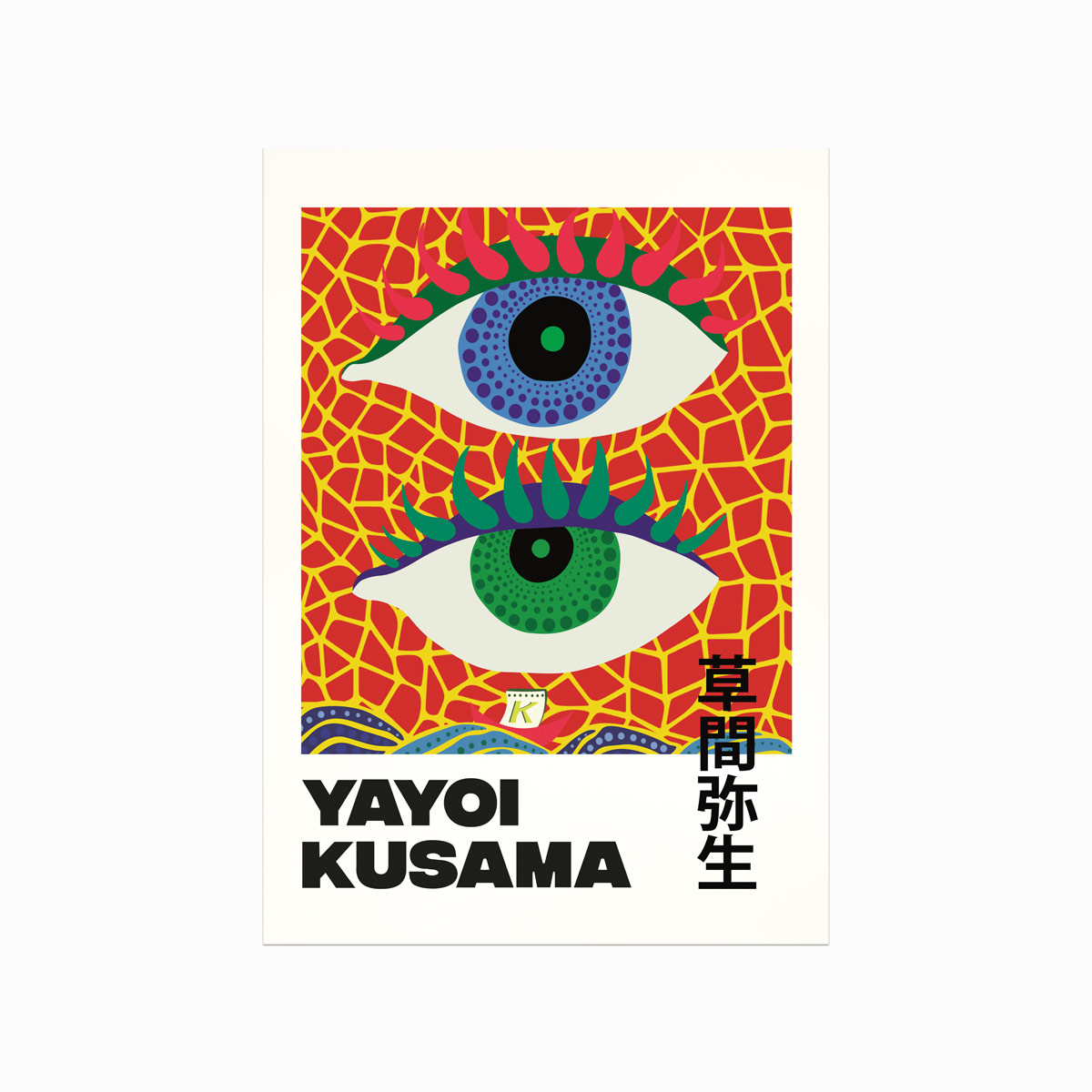 Yayoi Kusama Plakat Eyes - Designplakater Plakater