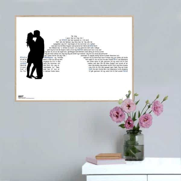 Det Andet Land Michael Falch Plakat Vandret - Songshape Plakater
