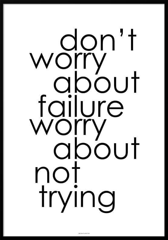 Don Worry About Plakat - Unikplakat.dk Plakater