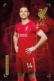 Liverpool Jordan Henderson Plakat - Fodboldgaver.dk Plakater