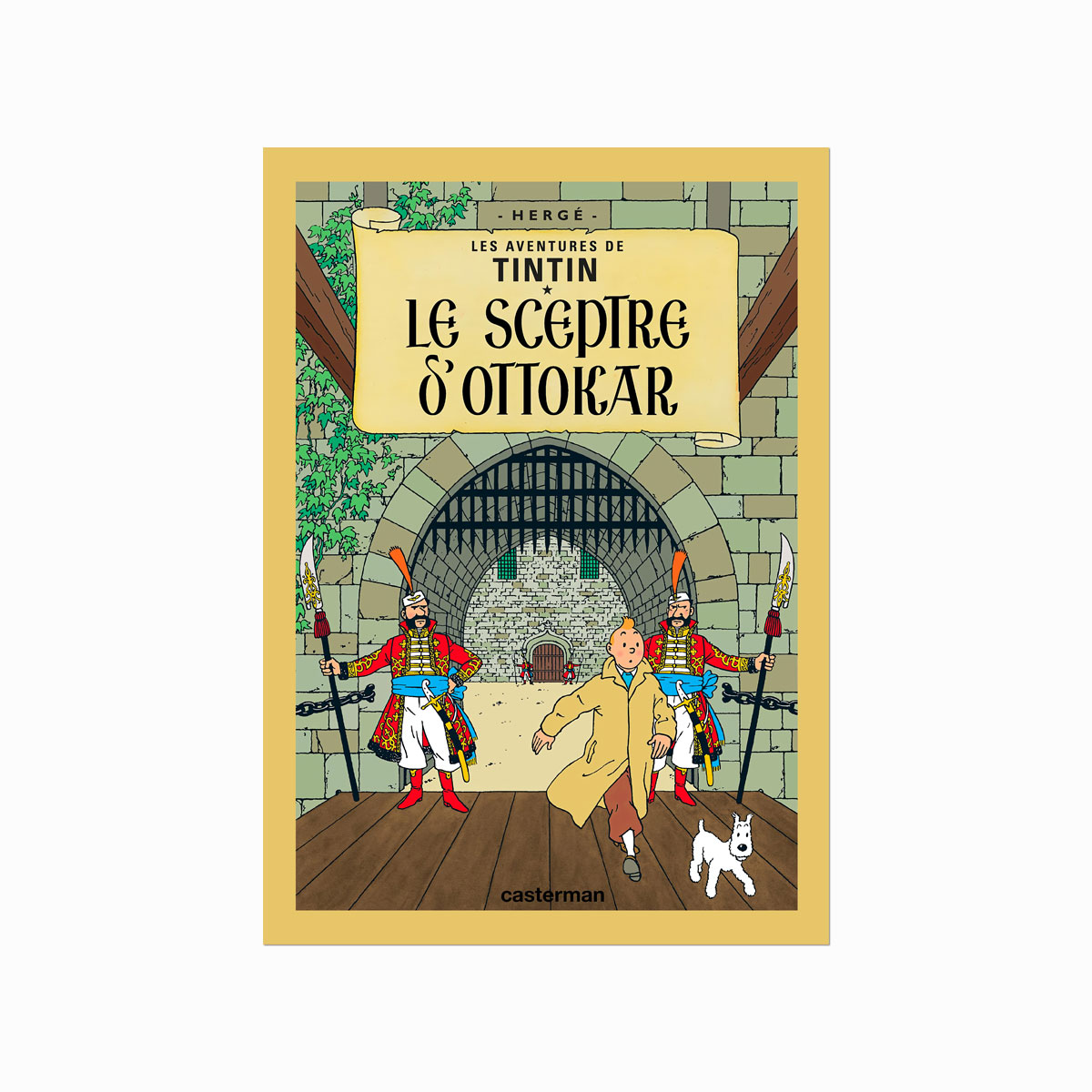 Tintin Plakat Sceptre Dottokar 1939 - Designplakater Plakater