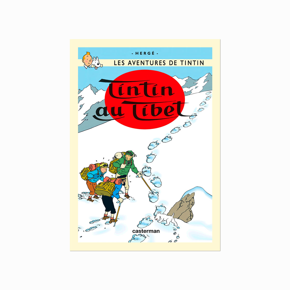 Tintin Plakat Tintin Tibet 1960 - Designplakater Plakater