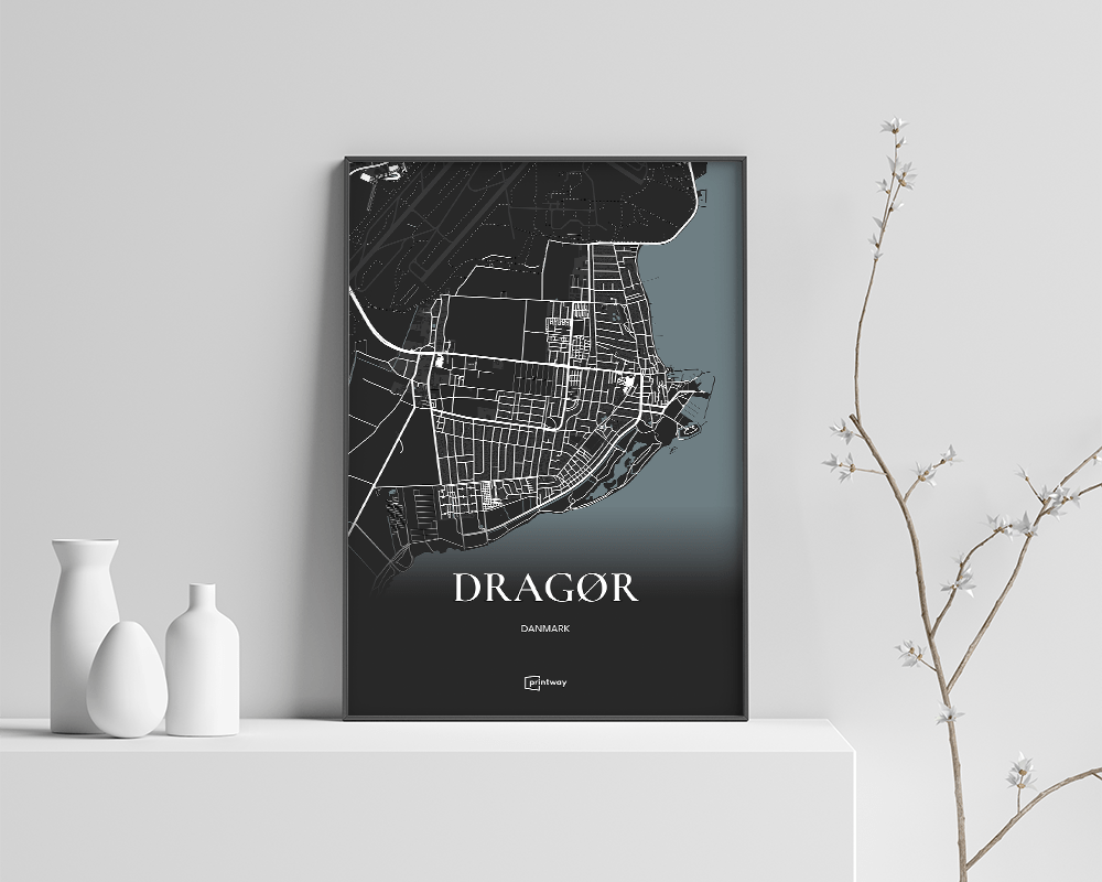 Sort Dragør Plakaten - Printway Plakater