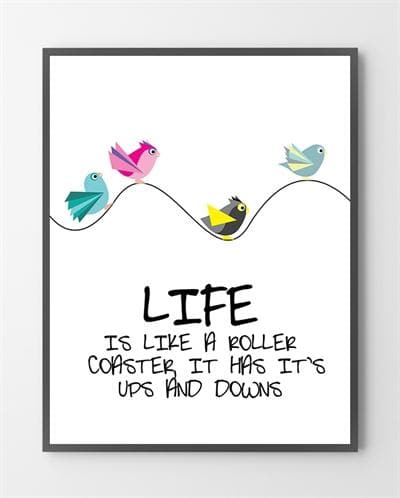 Plakat Life 30x40 - Bylux Plakater