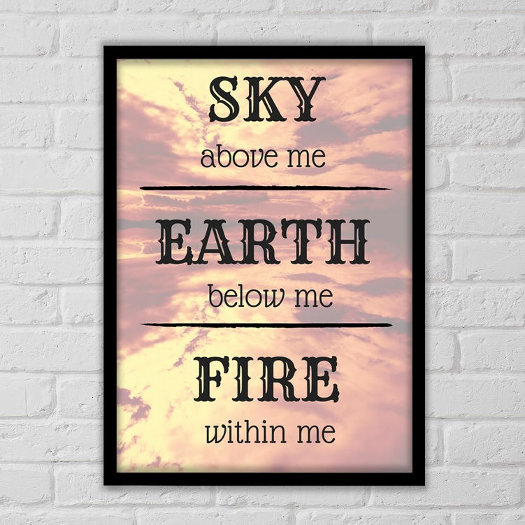 Plakat Fire Within - Plakater