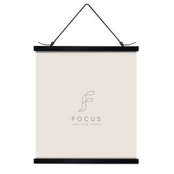 Sort Focus Poster Hanger Magnetic Black 51cm - Focus Plakater  - 7391879057527