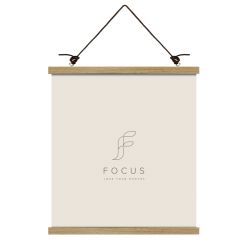 Focus Poster Hanger Magnetic Oak 31cm - Focus Plakater  - 7391879057558