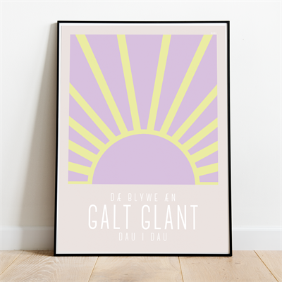 Galt Glant Daw Pastel Plakat - Mutmut Plakater