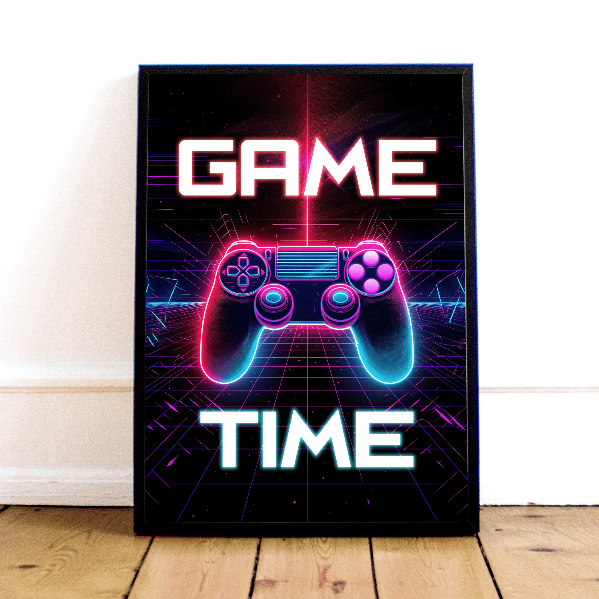 Ampquotgame Timeampquot Plakat Geekd - Geekd Plakater