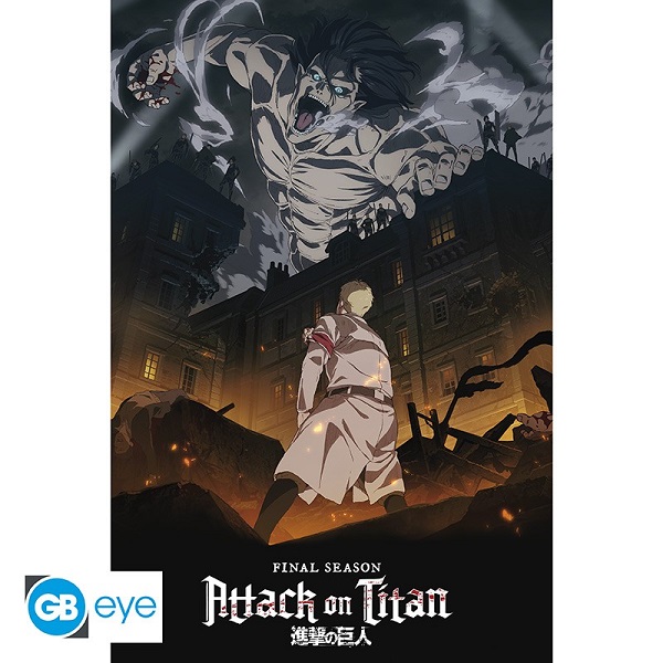 Attack Titan Key Art Poster Plakat - !andet Plakater  - 3665361080954
