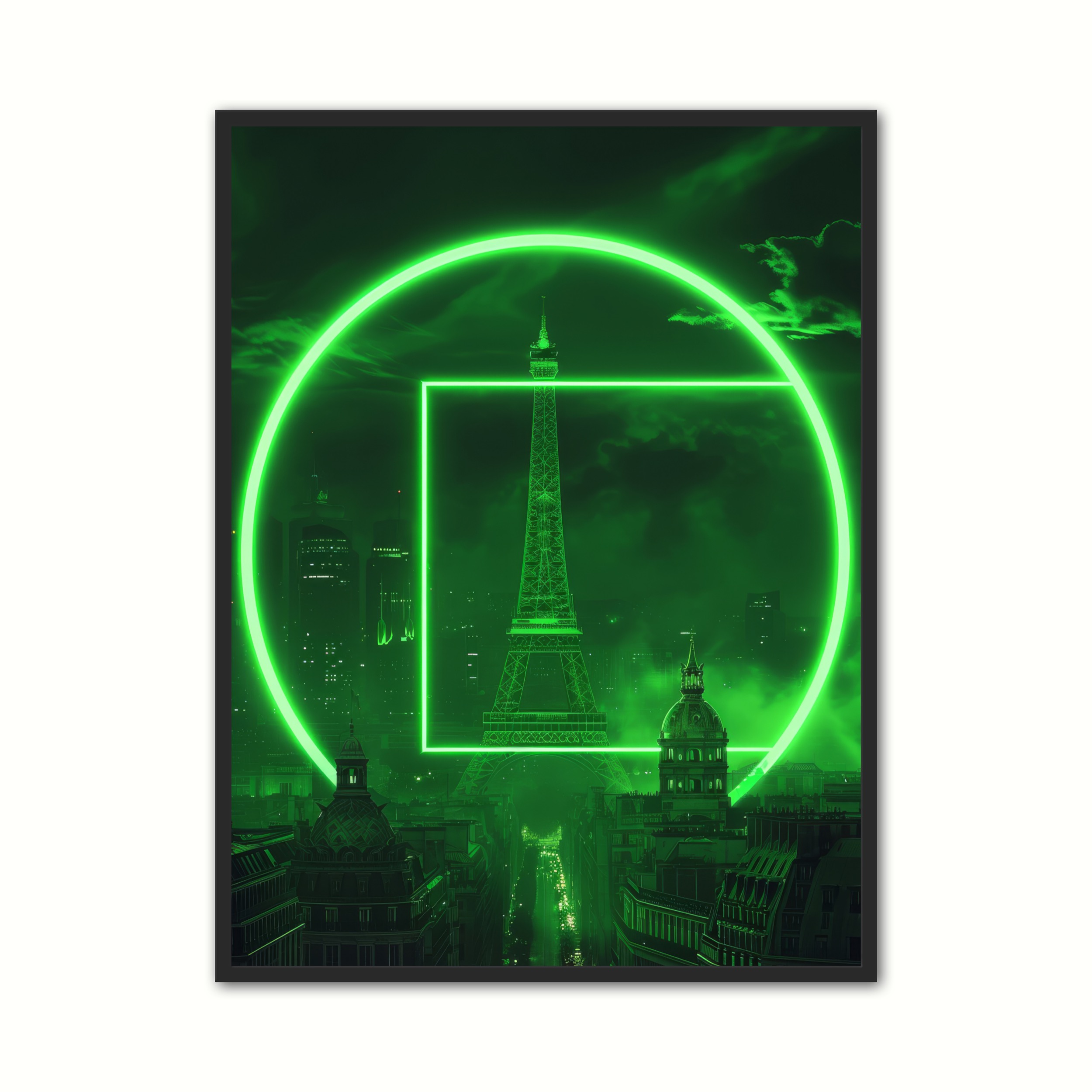 Plakat Med Parisian Luminance Kick Grn - Ny Plakat Plakater