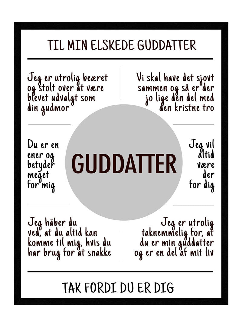 Guddatter Plakat - Postersbyus Plakater