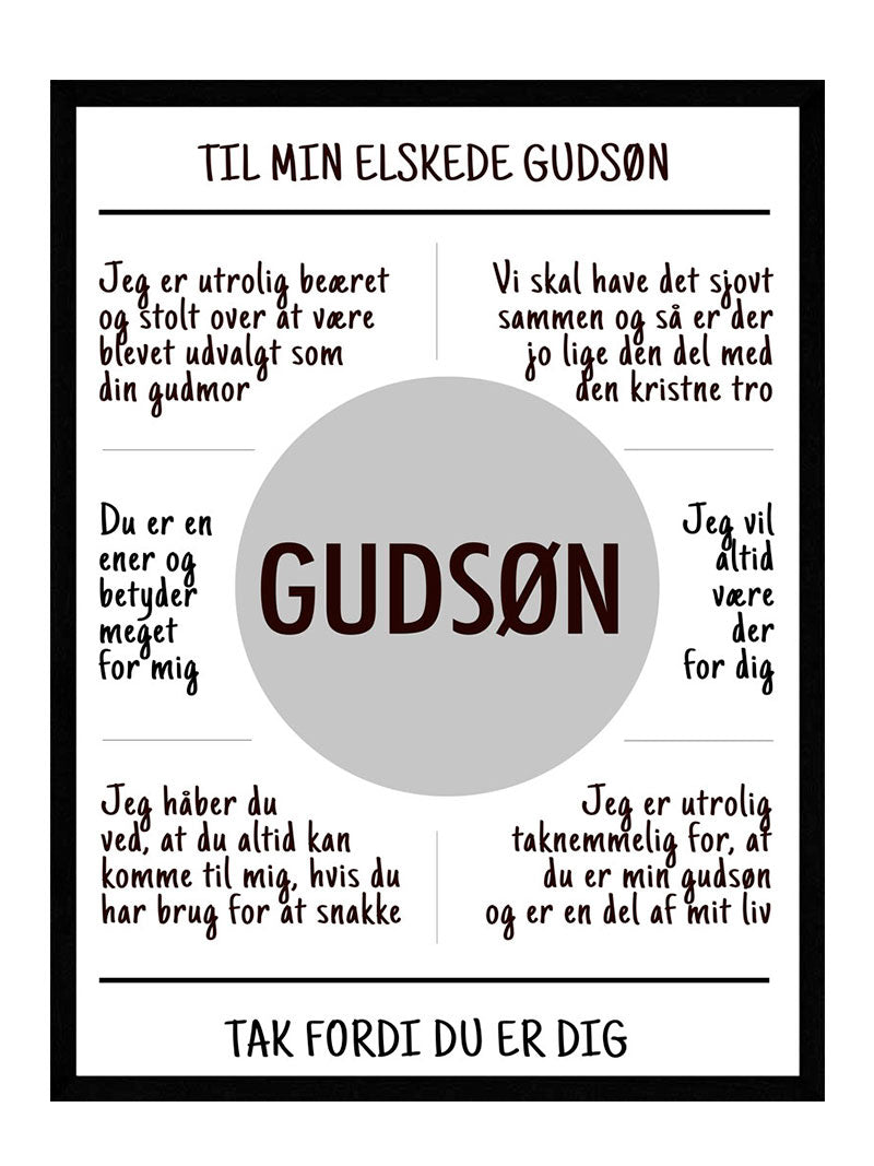 Gudsøn Plakat - Postersbyus Plakater