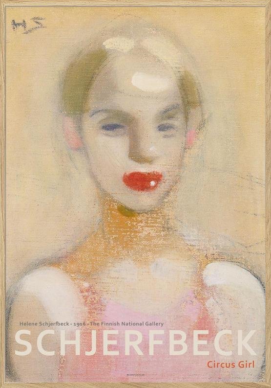 Helene Schjerfbeck Circus Girl Plakat - Unikplakat.dk Plakater