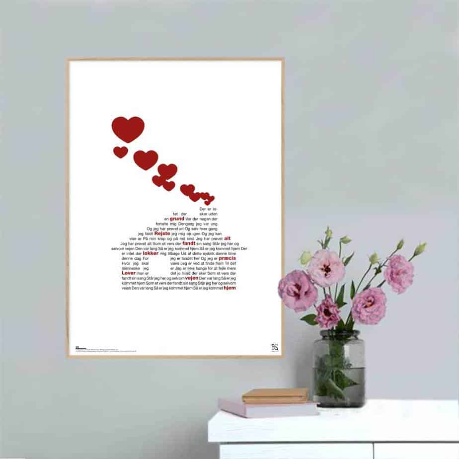 Hjem Sanne Salomonsen Songshape Plakat Lodret - Songshape Plakater