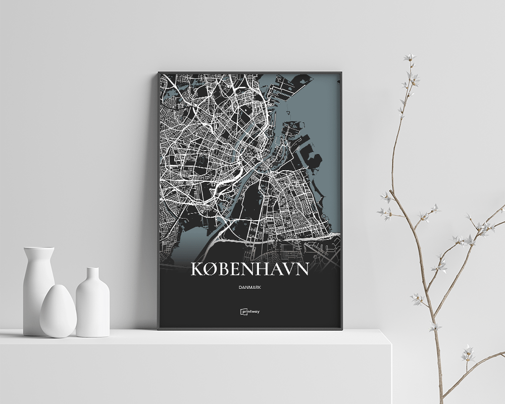 Sort København Plakaten - Printway Plakater