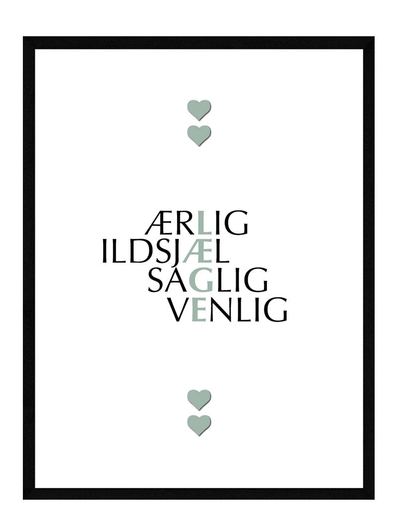 Læge Citat Plakat - Egly Design Plakater