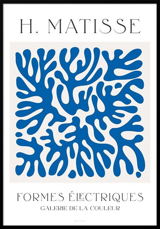 Matisse Cut Out Plakat Formes Lectriques - Unikplakat.dk Plakater