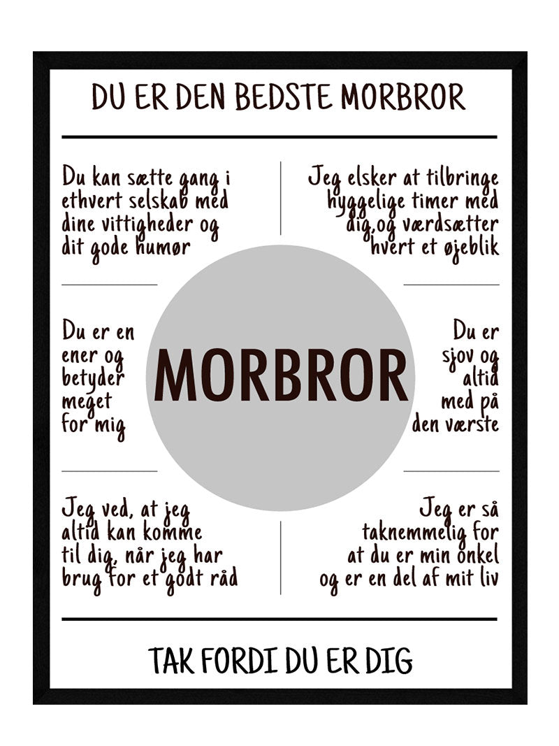 Morbror Plakat - Postersbyus Plakater