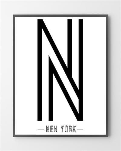 New York Plakat 30x40 - Bylux Plakater