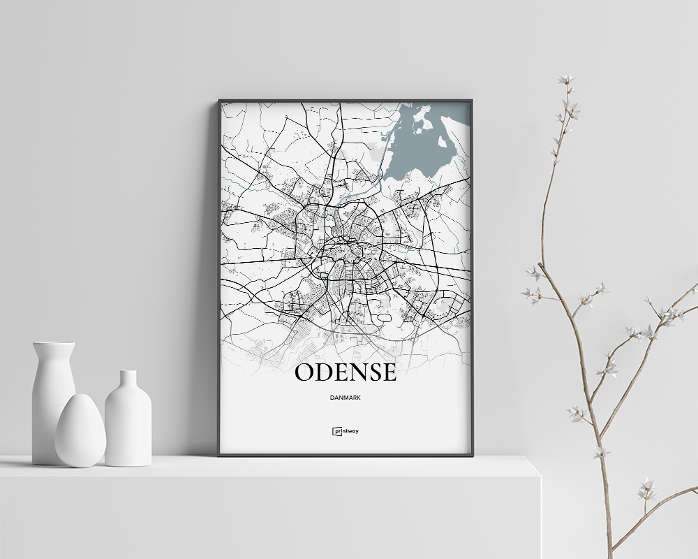 Hvid Odense Plakaten - Printway Plakater