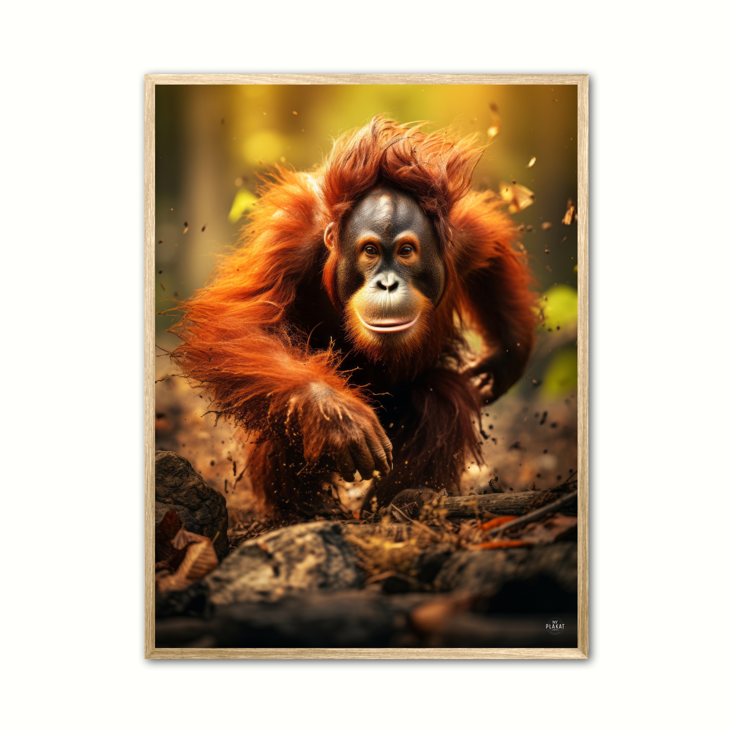 Orangutang Plakat Brneplakat - Ny Plakat Plakater