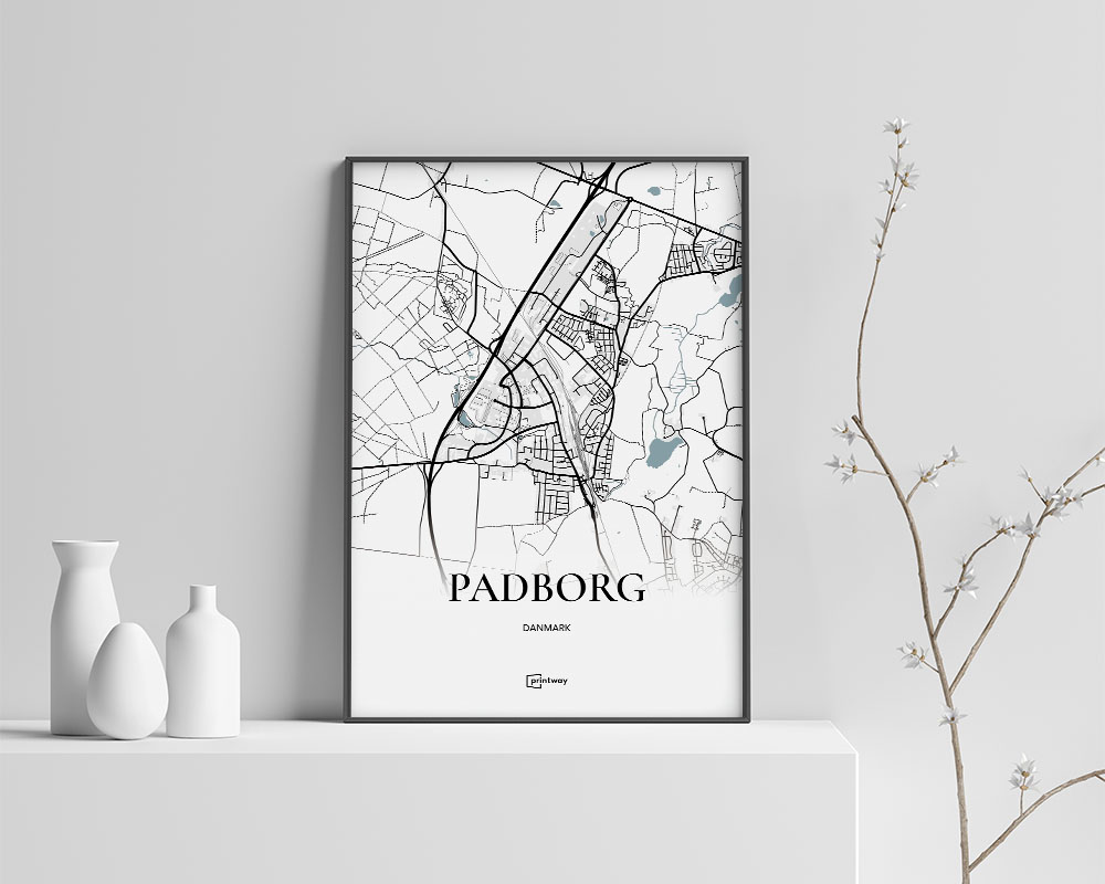 Hvid Padborg Plakaten - Printway Plakater