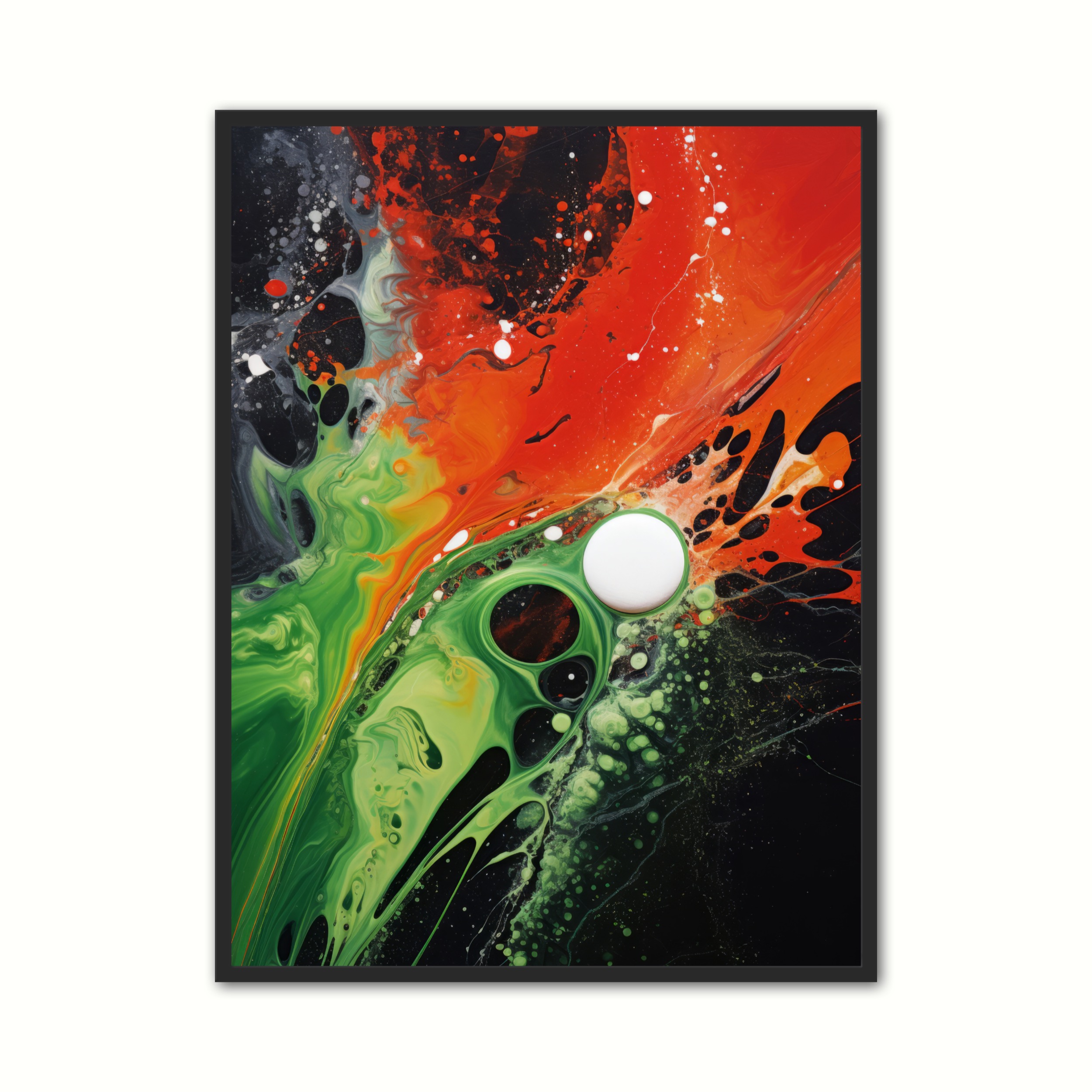 Plakat Med Chromatic Intrigue Abstrakt Plakat - Ny Plakat Plakater