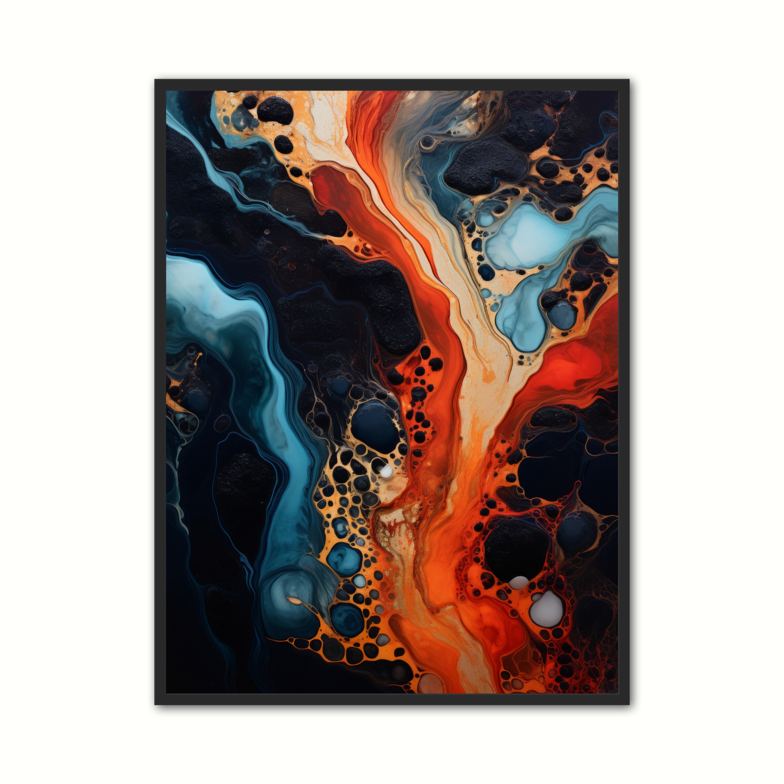 Plakat Med Luminous Depths Abstrakt Plakat - Ny Plakat Plakater