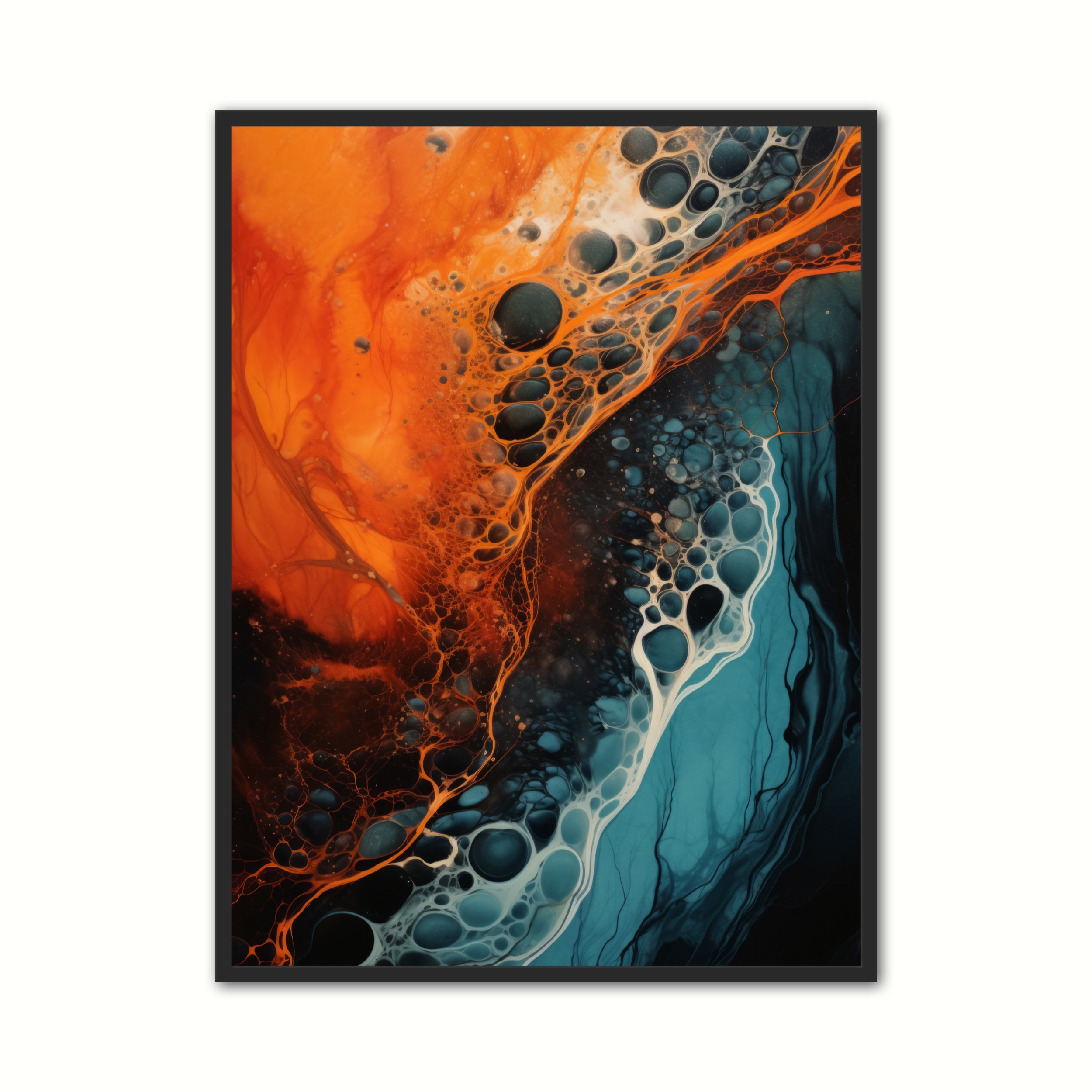 Plakat Med Chromatic Whispers Abstrakt Plakat - Ny Plakat Plakater