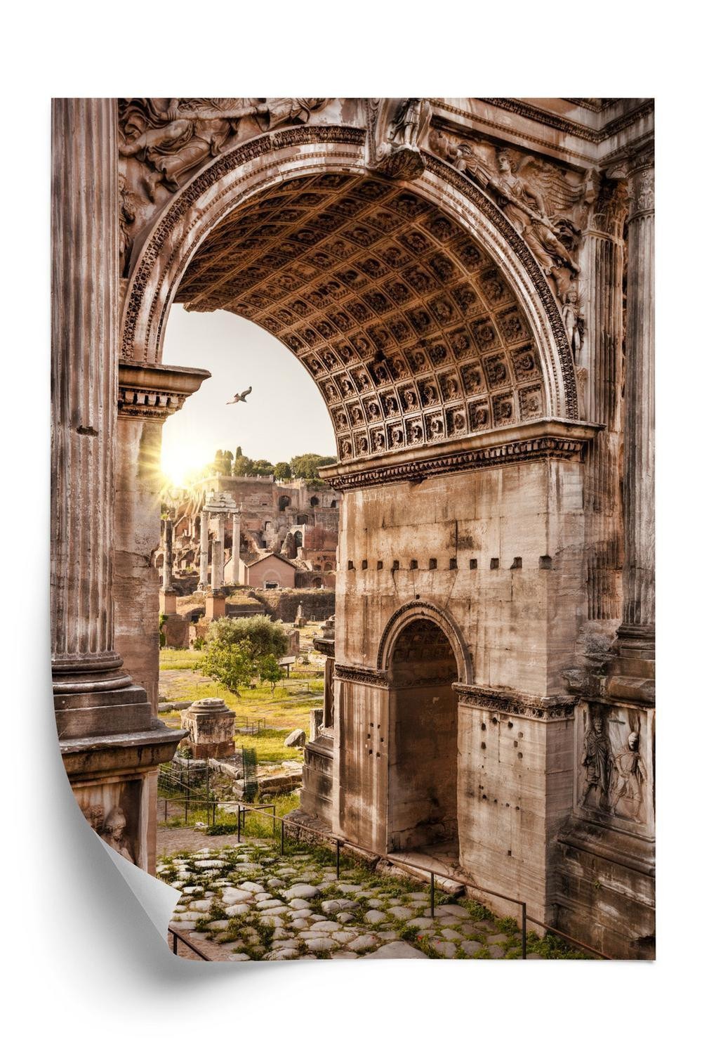 Plakat Arkitektur Forum Romanum Rom - Doboxa Plakater