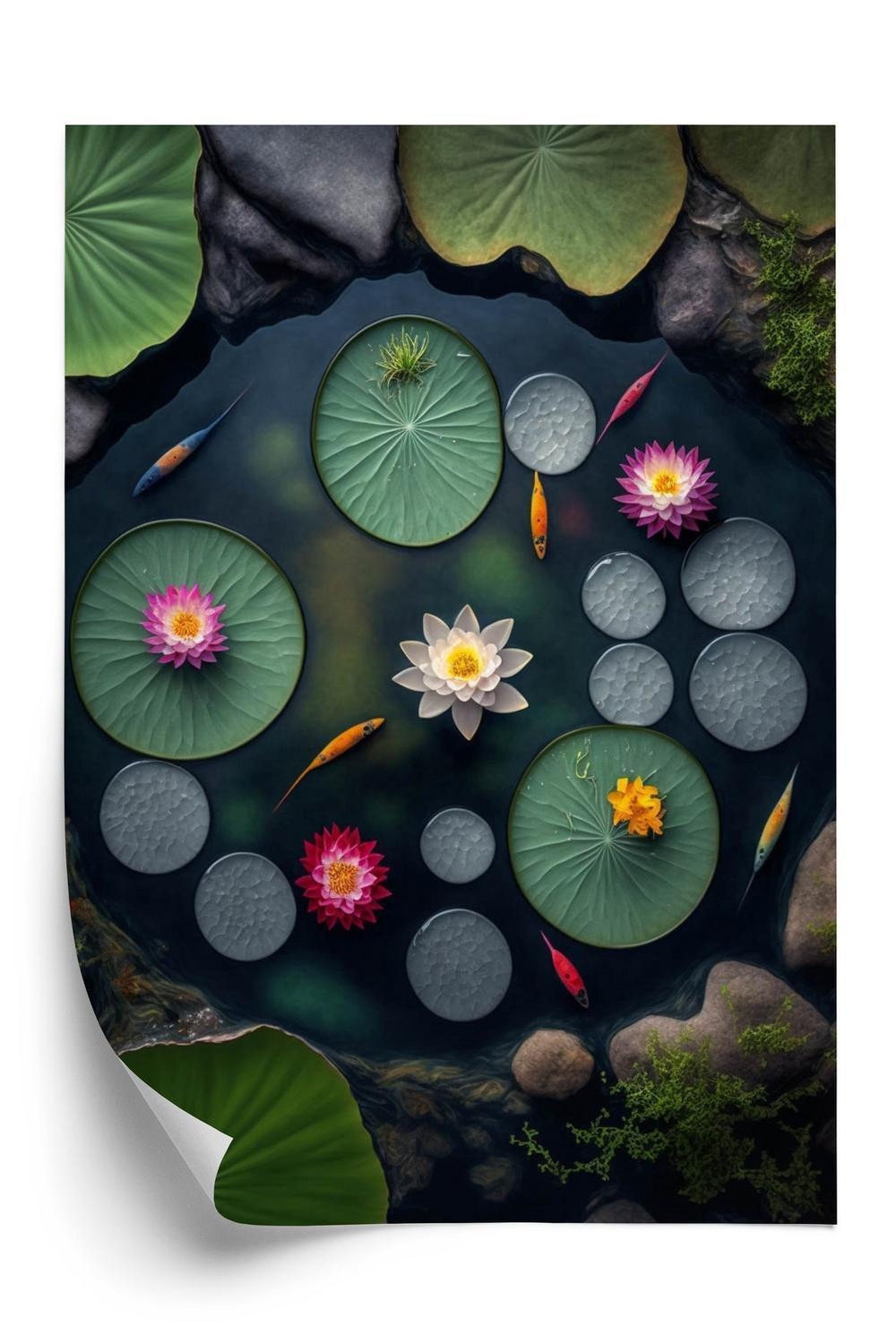 Plakat Dam åkander Fisk - Doboxa Plakater