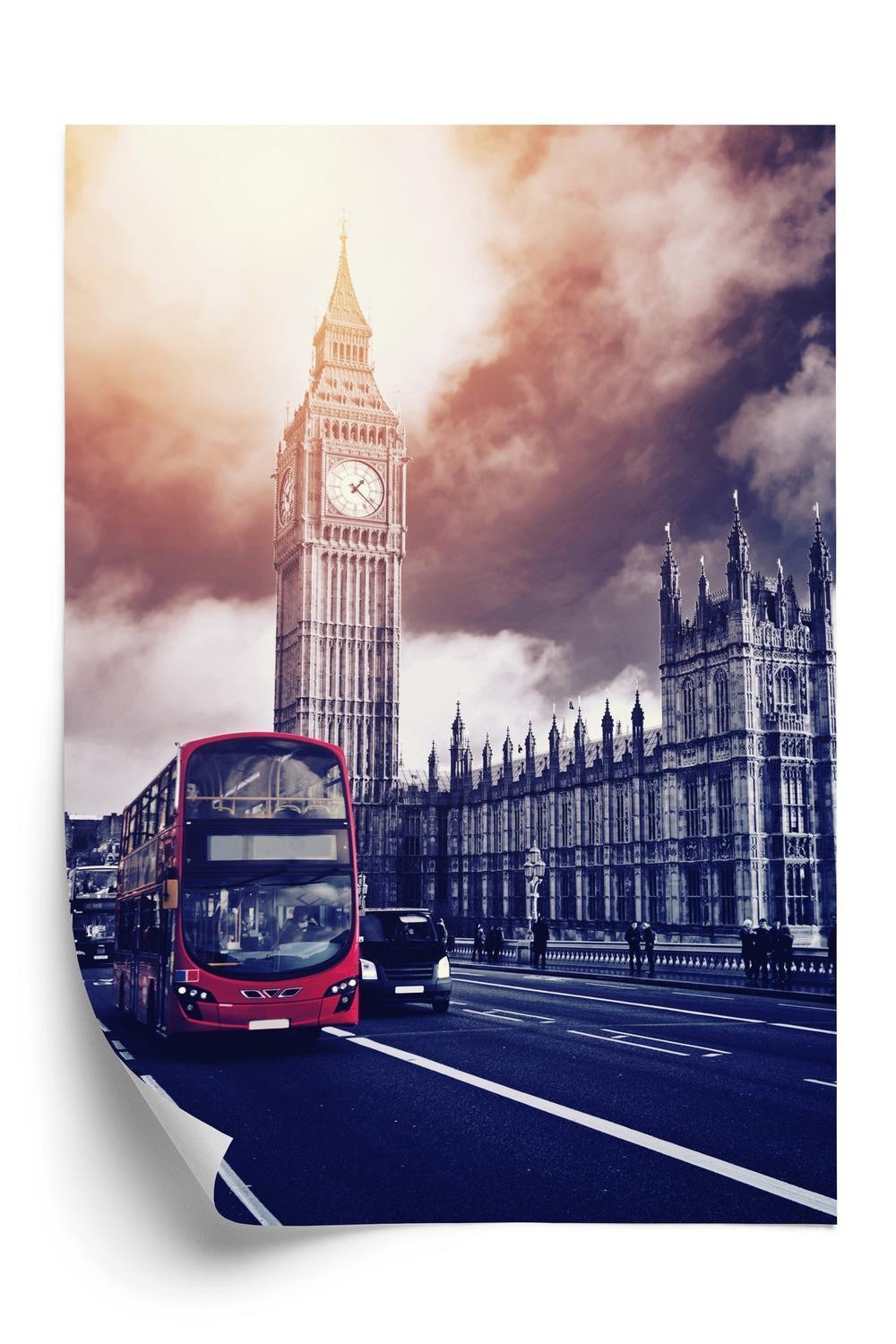Plakat Den Røde Bus Palace Westminster - Doboxa Plakater