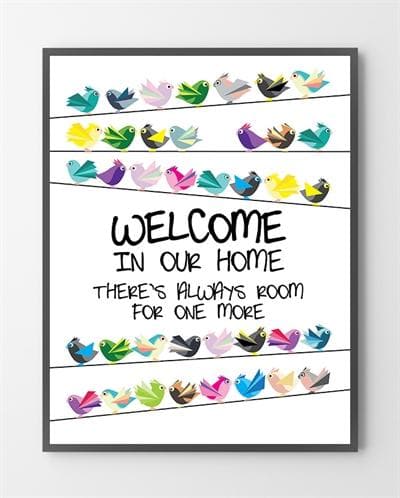 Plakat Design Welcome 30x40 - Bylux Plakater