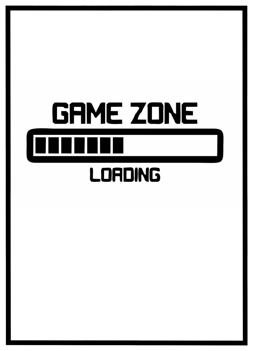 Plakat Game Zone Loading - Plakater